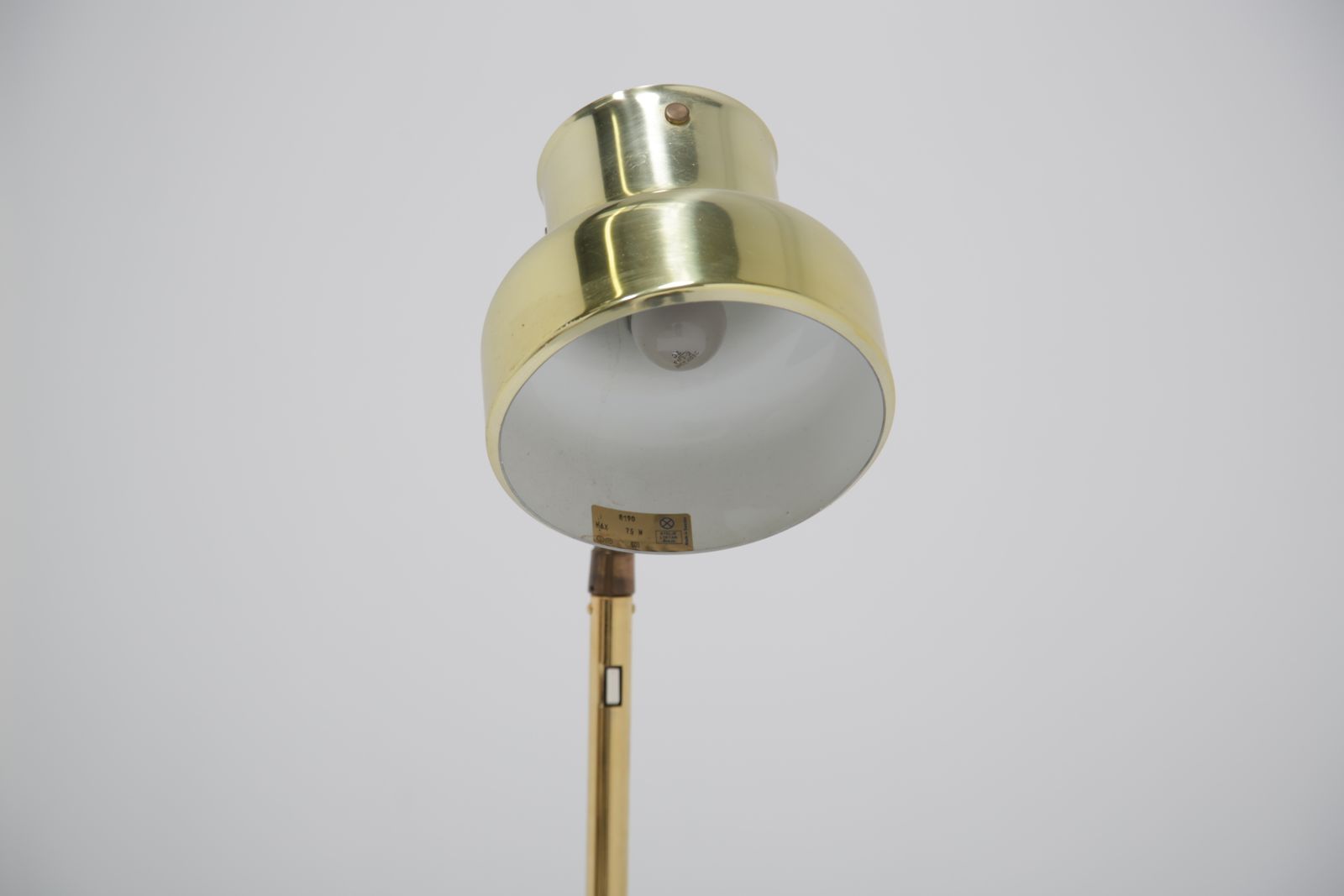 Vintage Brass Table Lamp “Bumlingen” By Anders Pehrson For Atelje Lyktan, Sweden, 1960s photo vinterior