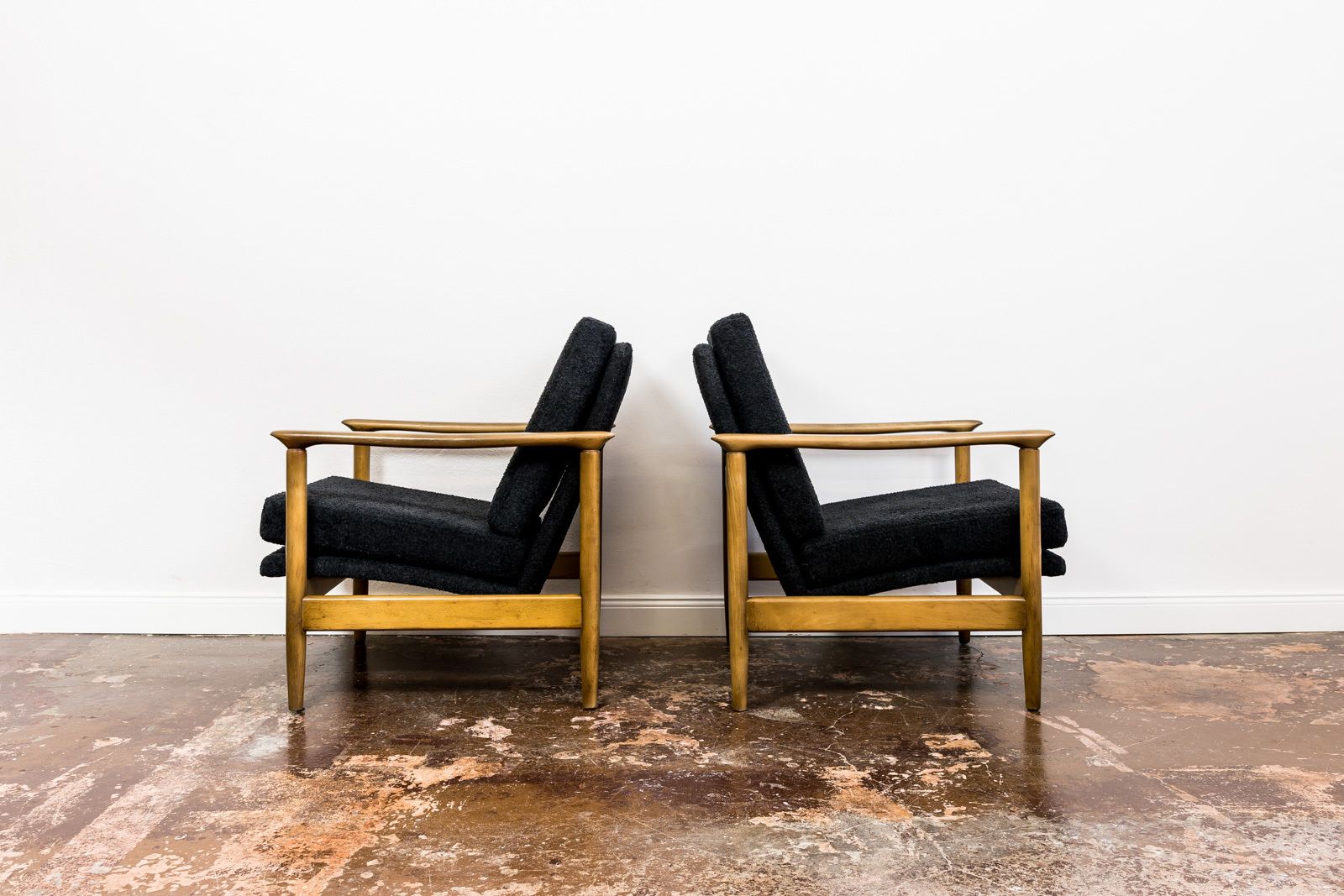 photo for sale Pair Of “Gfm 142” Armchairs By Edmund Homa, Poland, 1960s