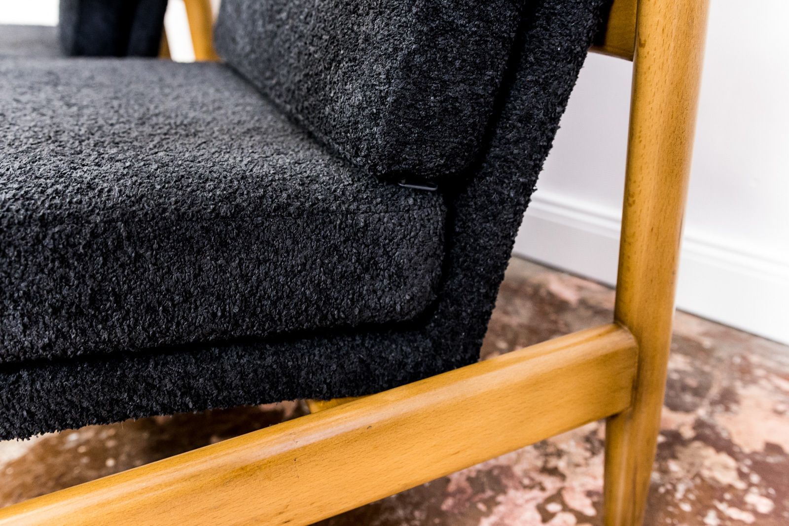 1200.0 Pair Of “Gfm 142” Armchairs By Edmund Homa, Poland, 1960s photo