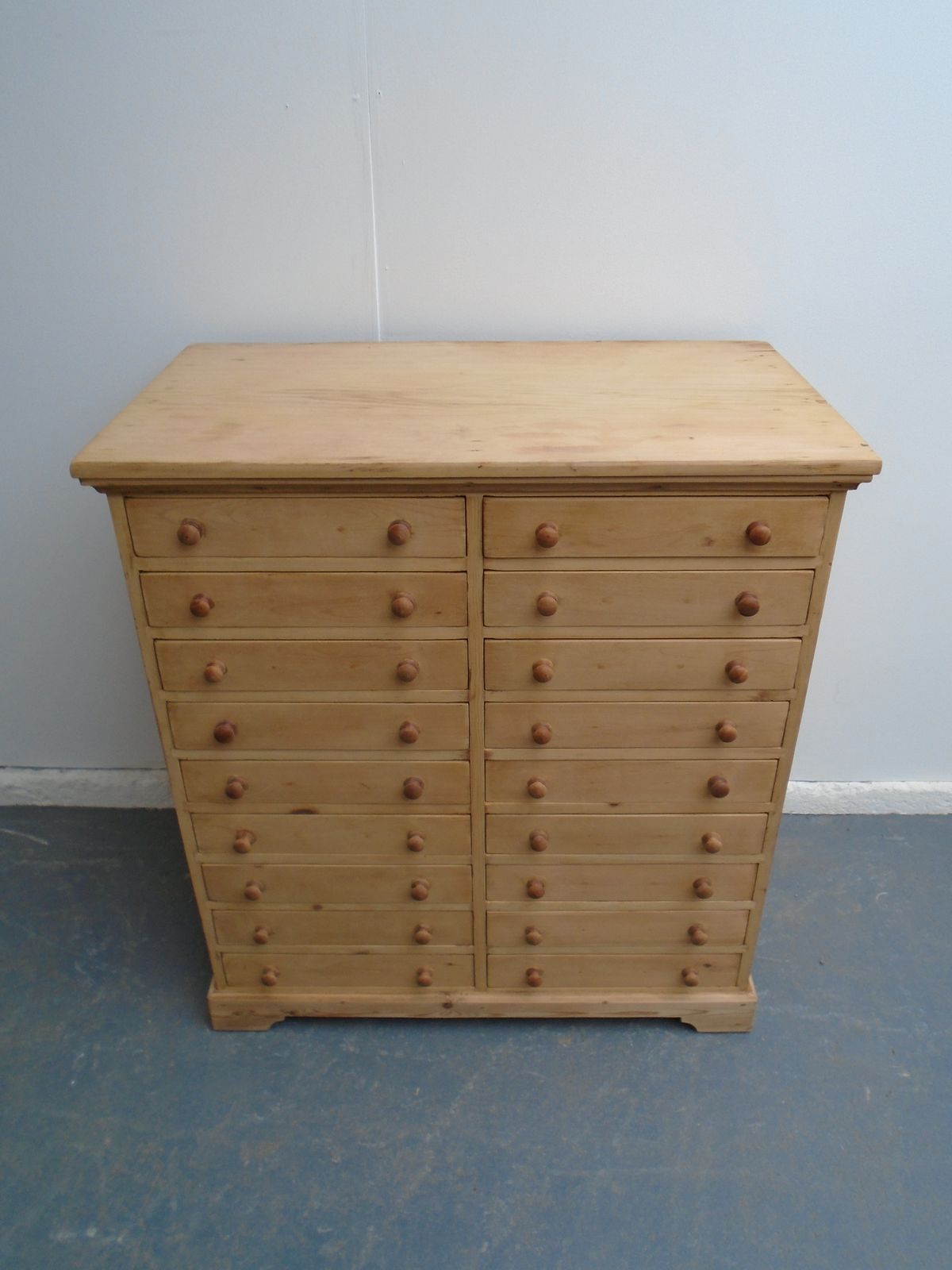 A Rare Pine Victorian Collectors Chest Of Drawers To Wax/Paint photo furniture