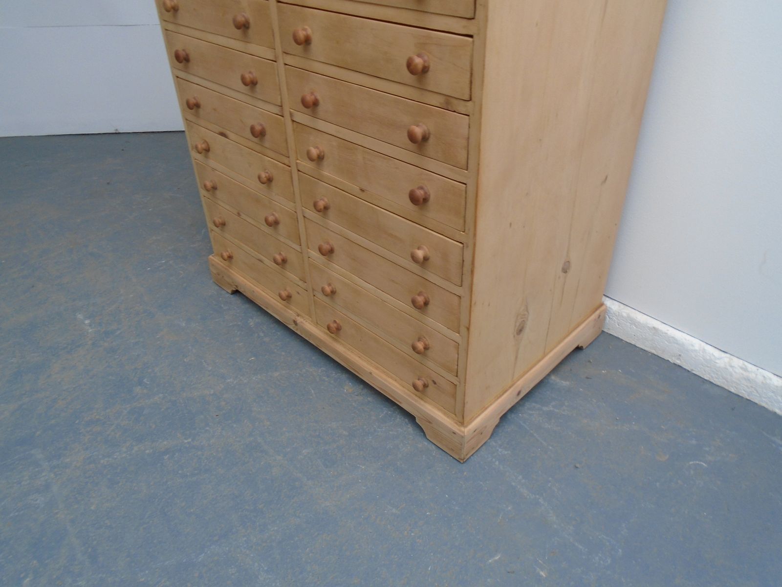 photo for sale A Rare Pine Victorian Collectors Chest Of Drawers To Wax/Paint