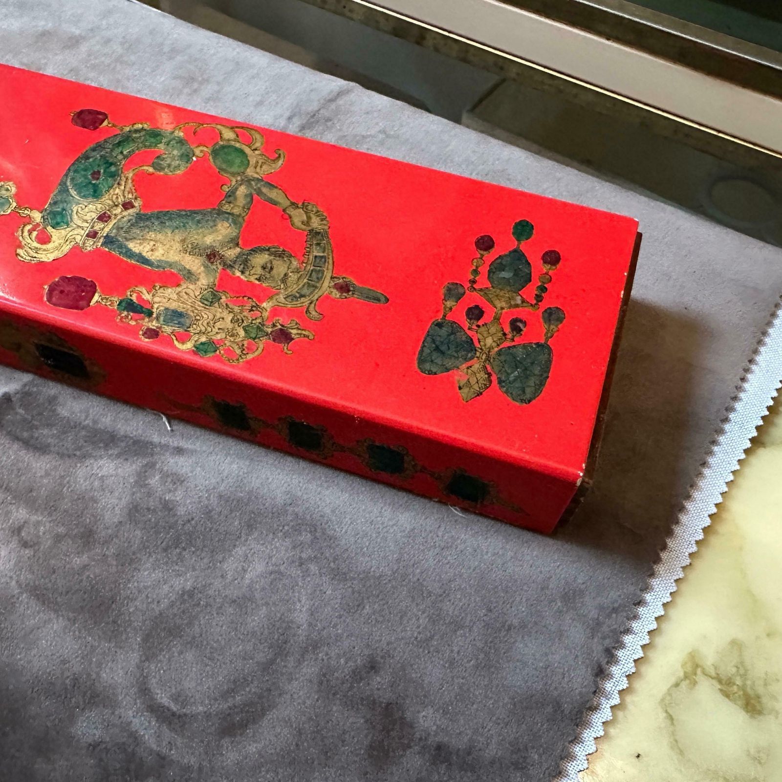 1960s Wood And Metal Jewelry Box By Galbiati Milano In The Style Of Fornasetti photo for sale