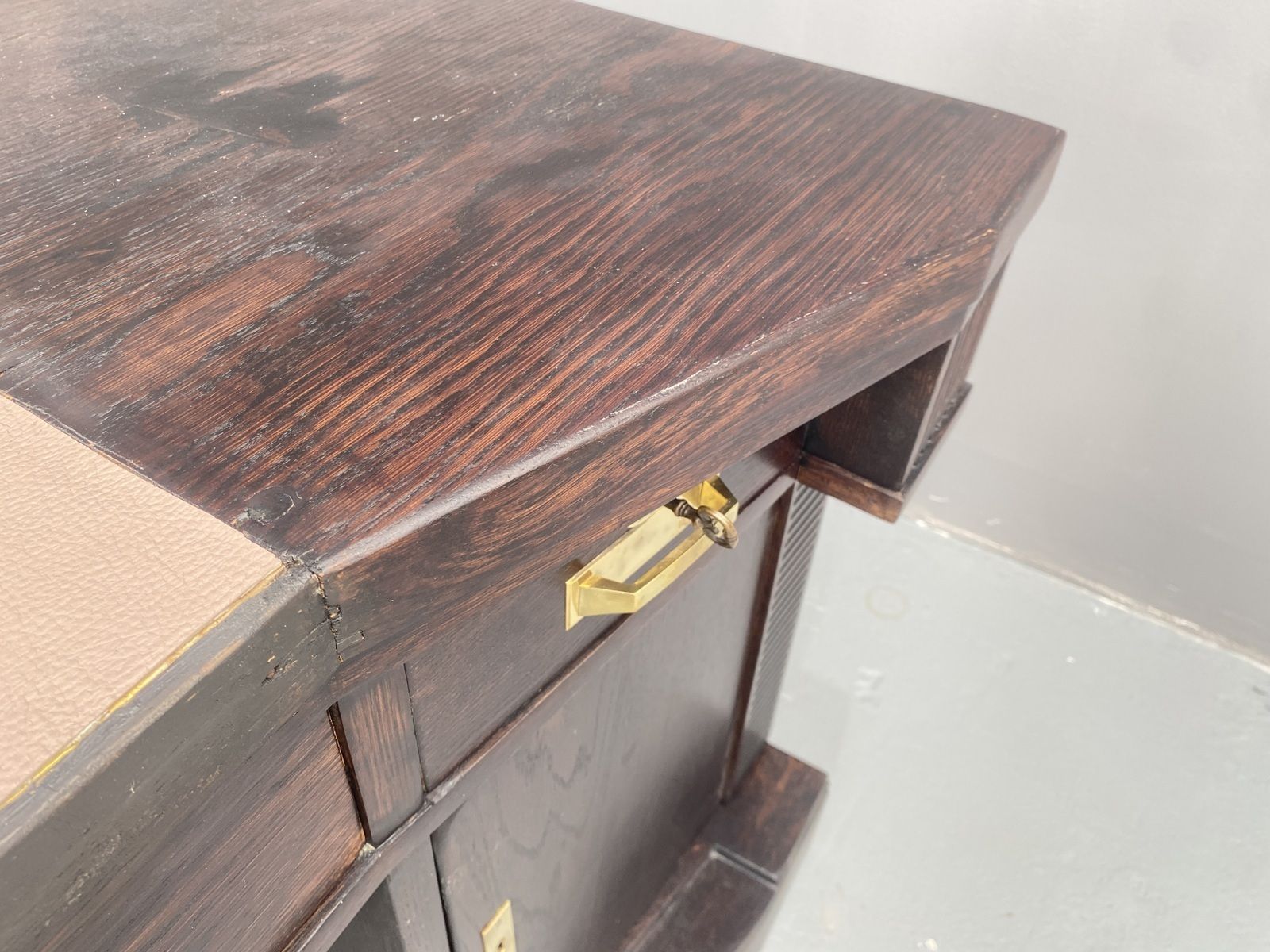 photo for sale Early 20th Century Viennese Secession Oak Writing Desk