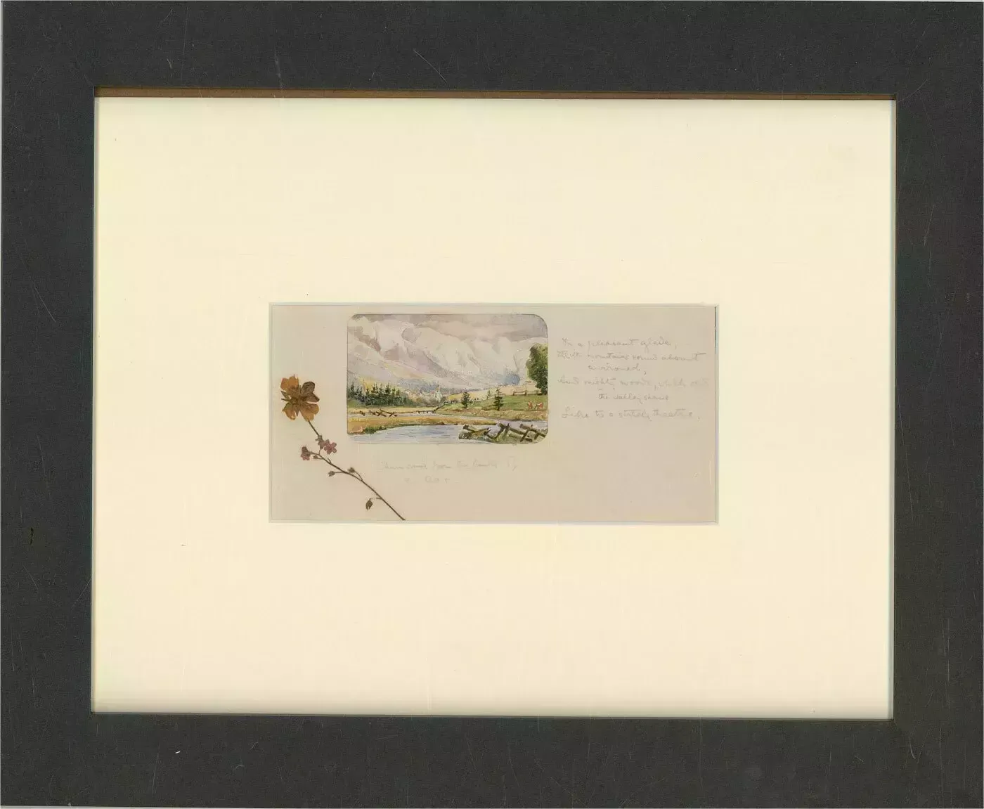 Late 19th Century Watercolour   In A Pleasant Glade