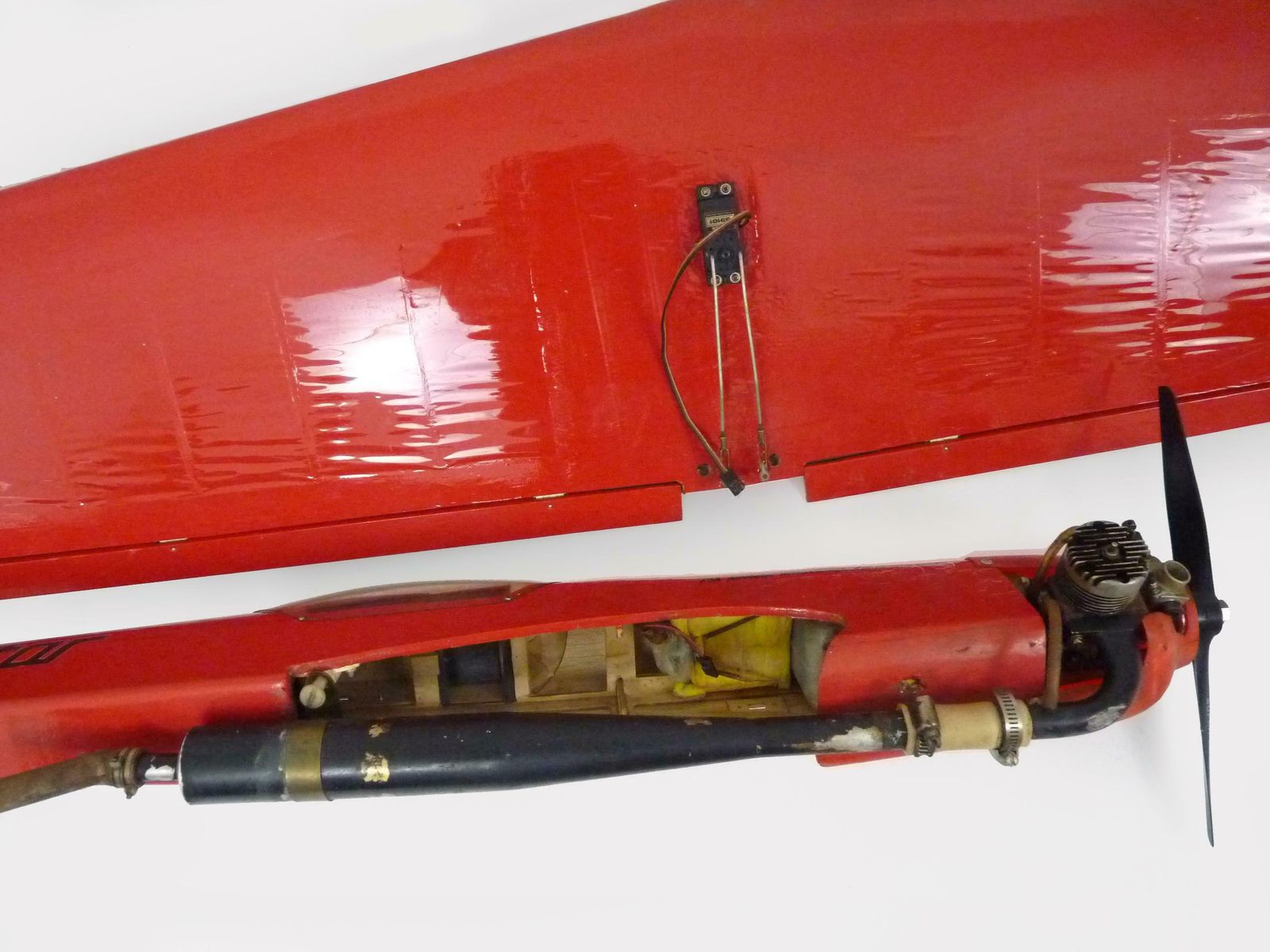 photo for sale Large Airplane Model Suprastar F3a Aerobatic World Champion 87 88 Hanno Prettner. 80s