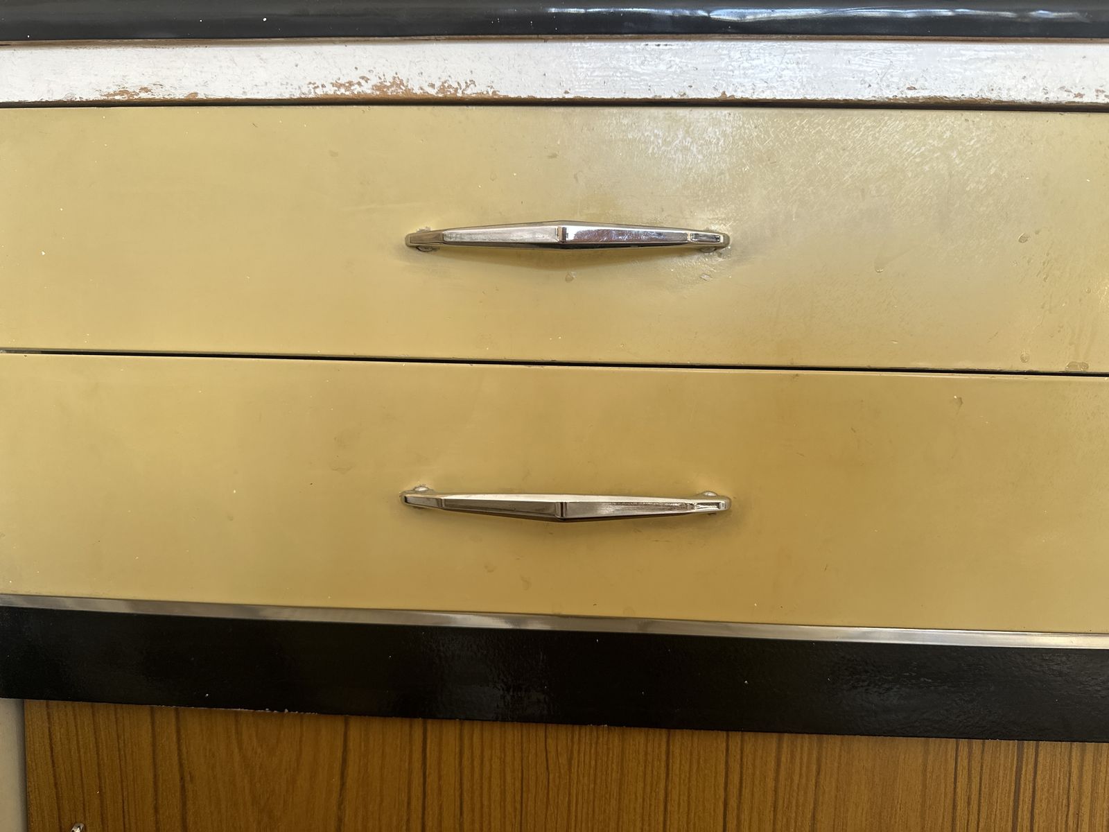Retro Kitchen Sliding Cabinet photo for sale