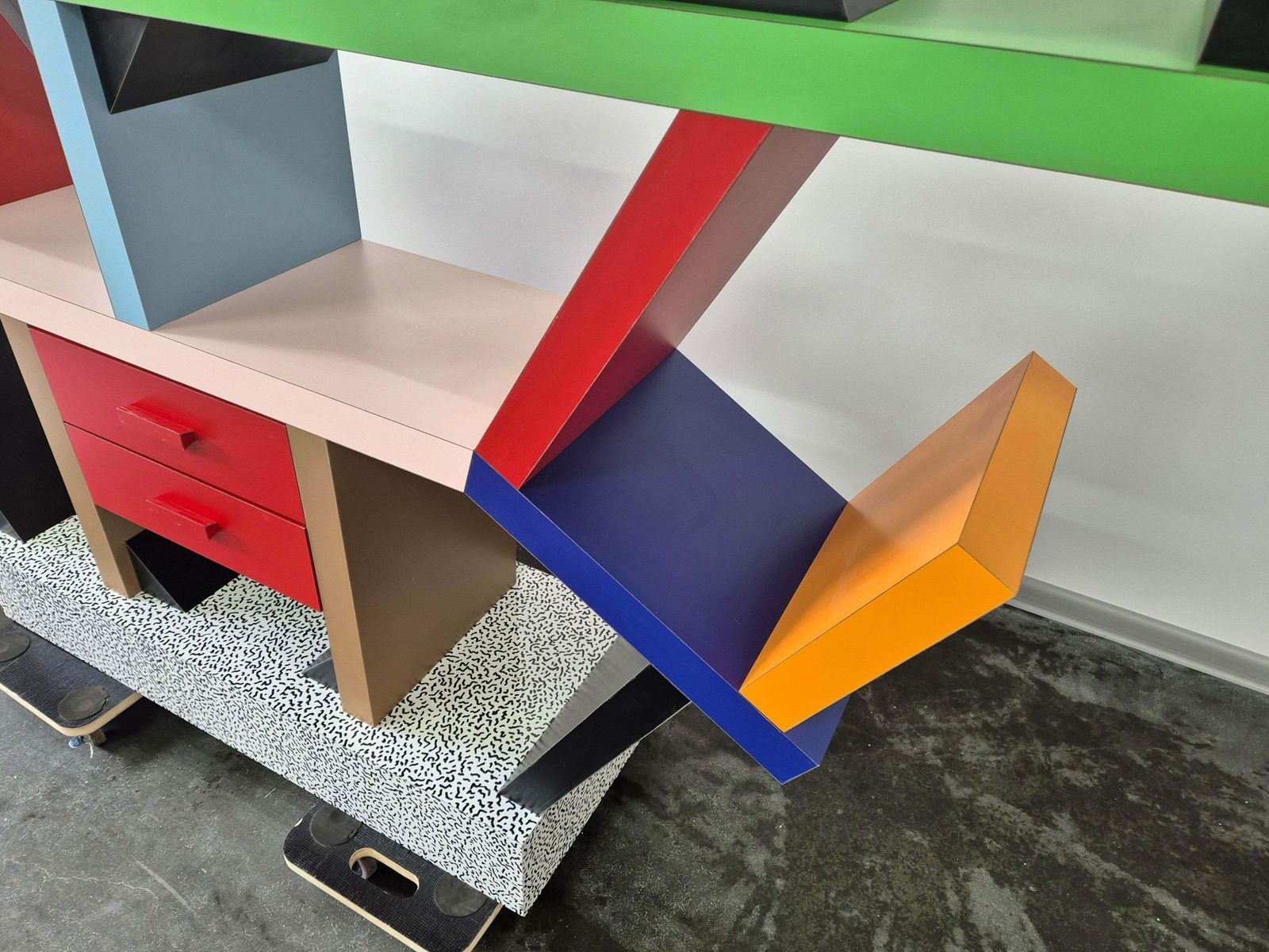 Furniture Carlton Library Bookcase By Ettore Sottsass   Memphis Milano photo