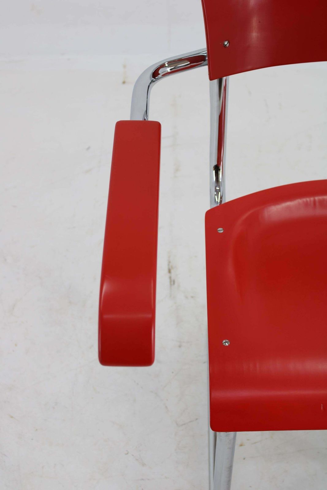 photo furniture 1940s Bauhaus Restored Tubular Armchair, Germany