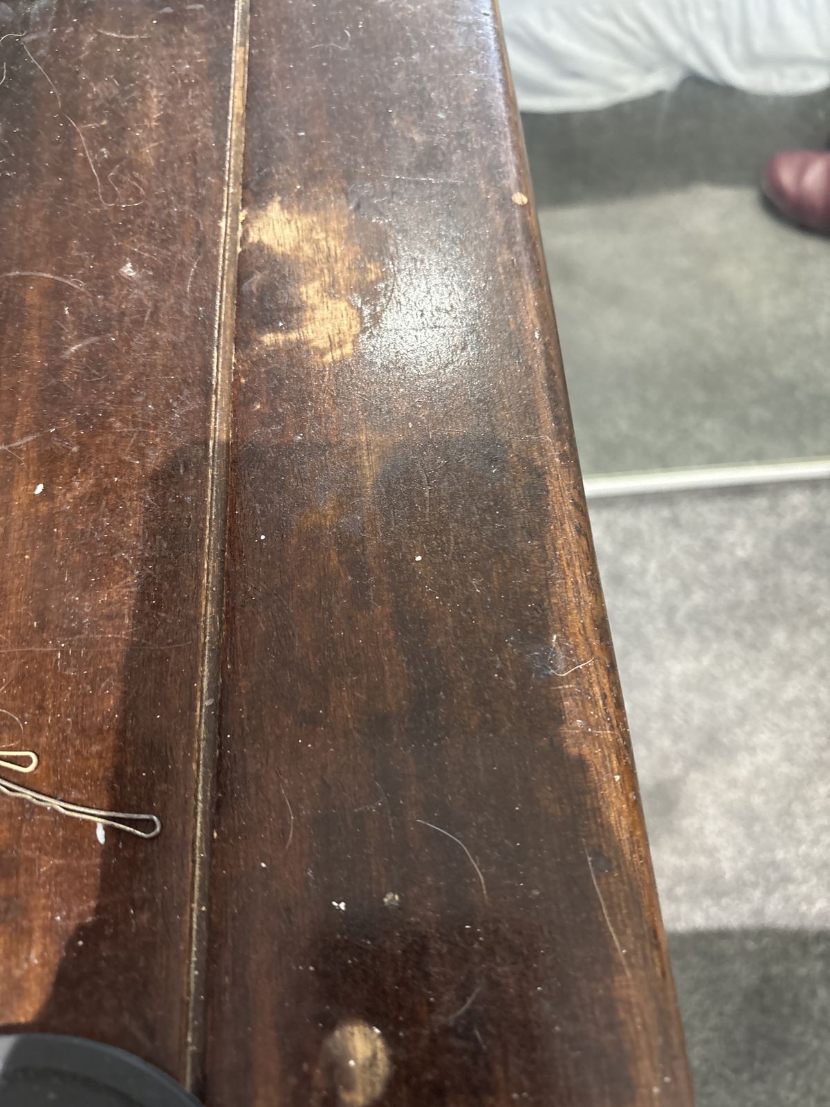 Heavy Wood Chest Of Drawers And Side Cabinet photo for sale