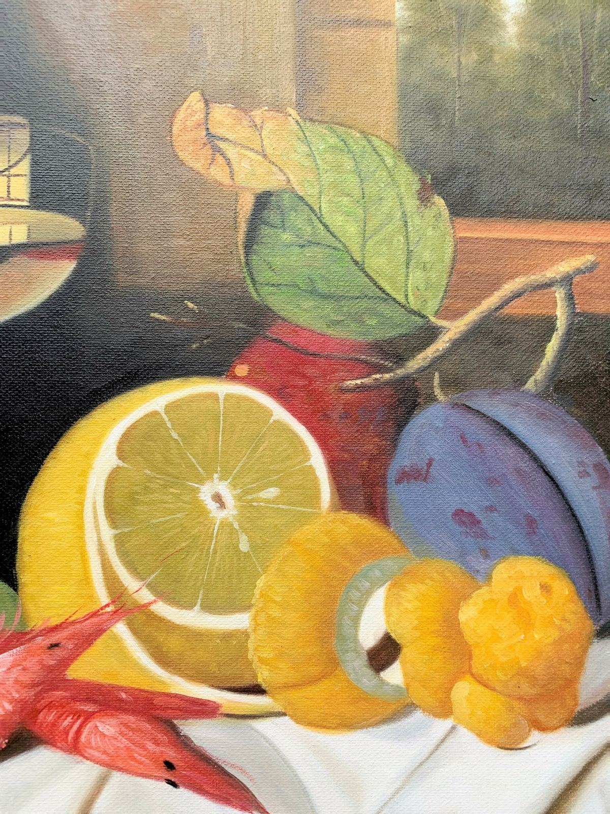 Original Still Life Oil Painting   Late 20th Century In The Dutch Old Master Style photo 150.0