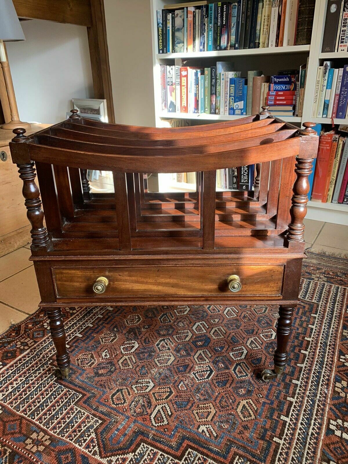 A Handsome And Large Regency Mahogany Canterbury C1810