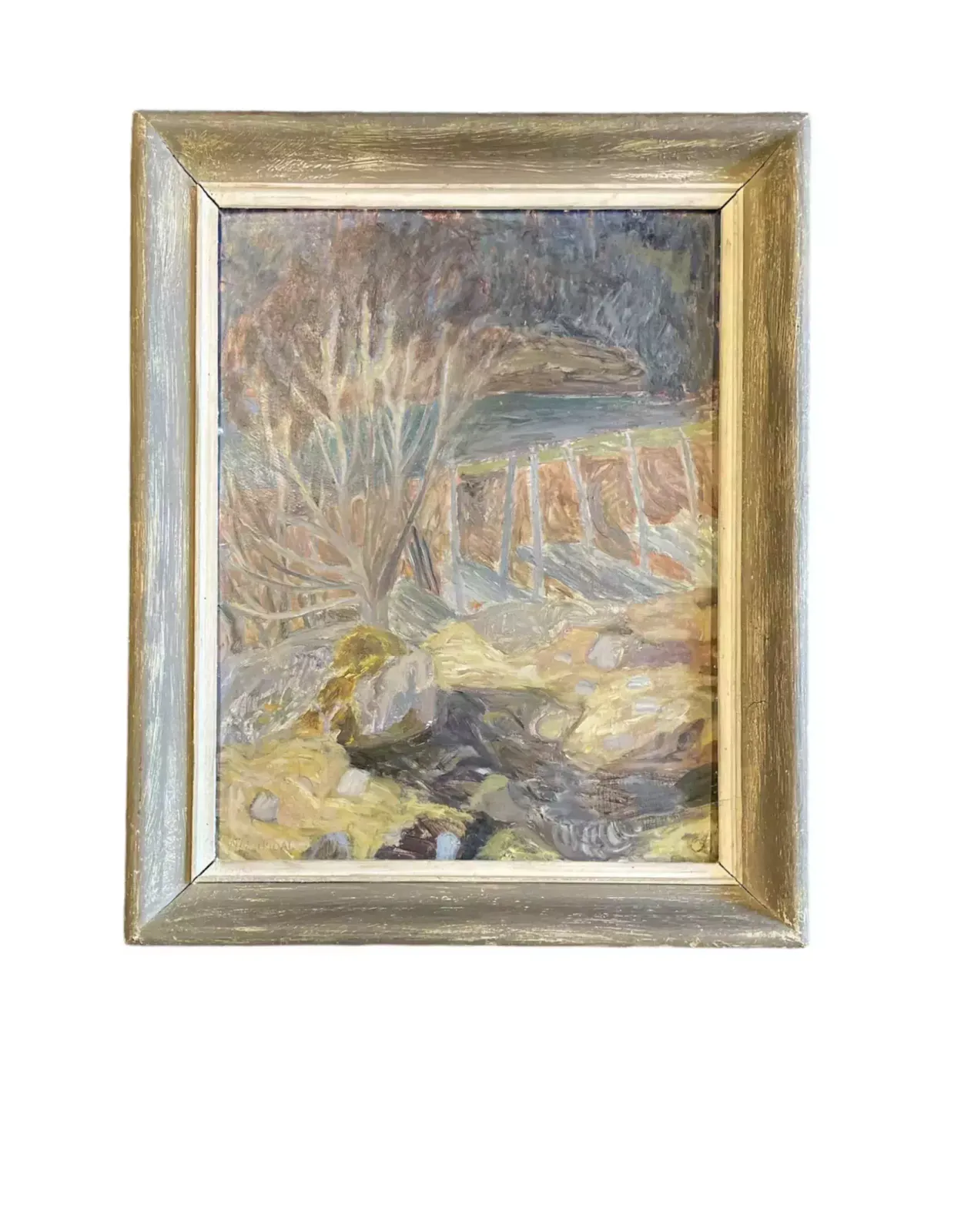 Gudbrandsdal Landscape By Atle Urdal (1913–1988), Oil On Plate. Norway.