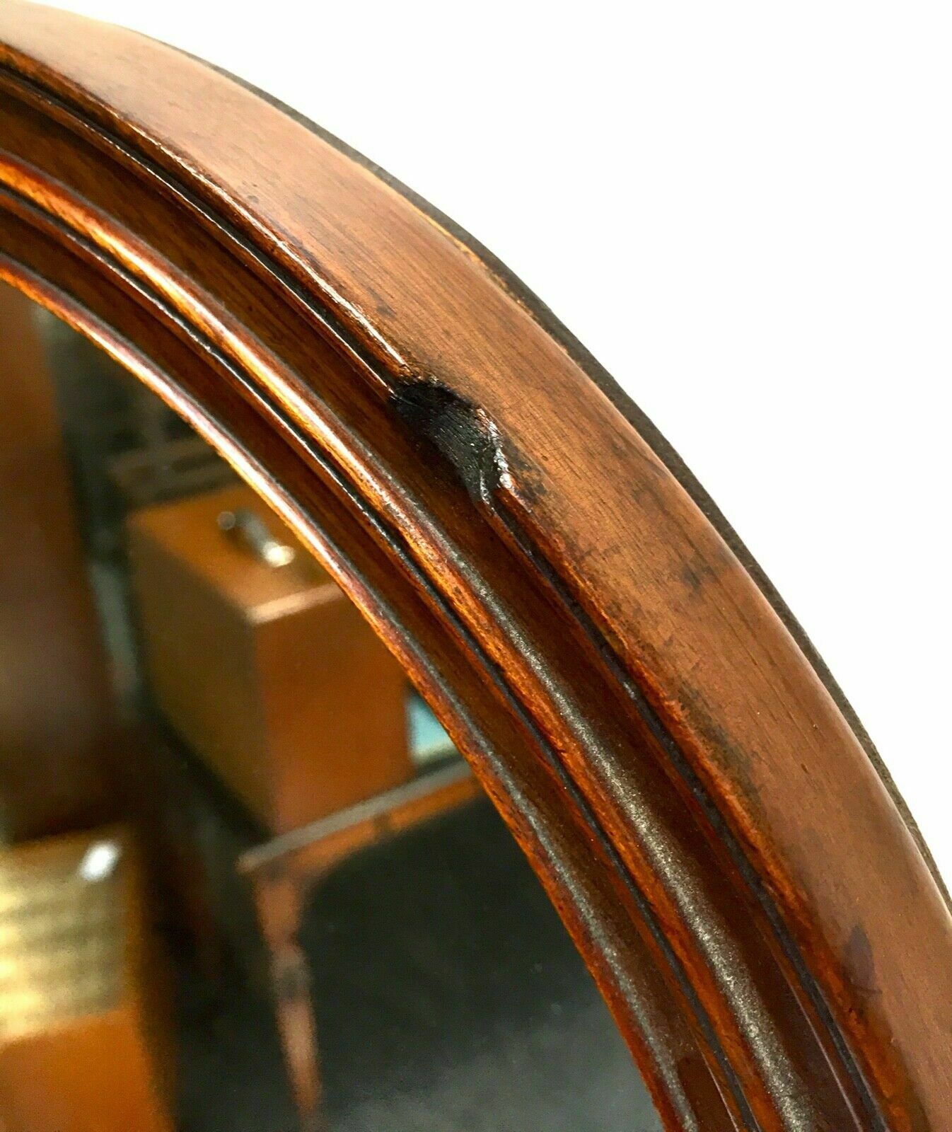 359.0 Antique Victorian Mahogany Adjustable Gents Shaving Stand / Makeup Mirror photo
