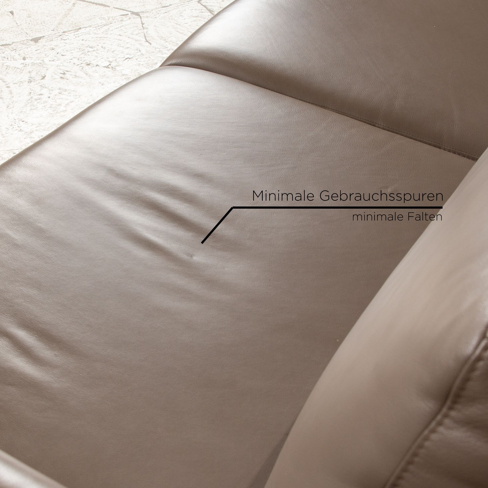 Canapé 2 places Boconcept Fargo en cuir marron photo vinterior
