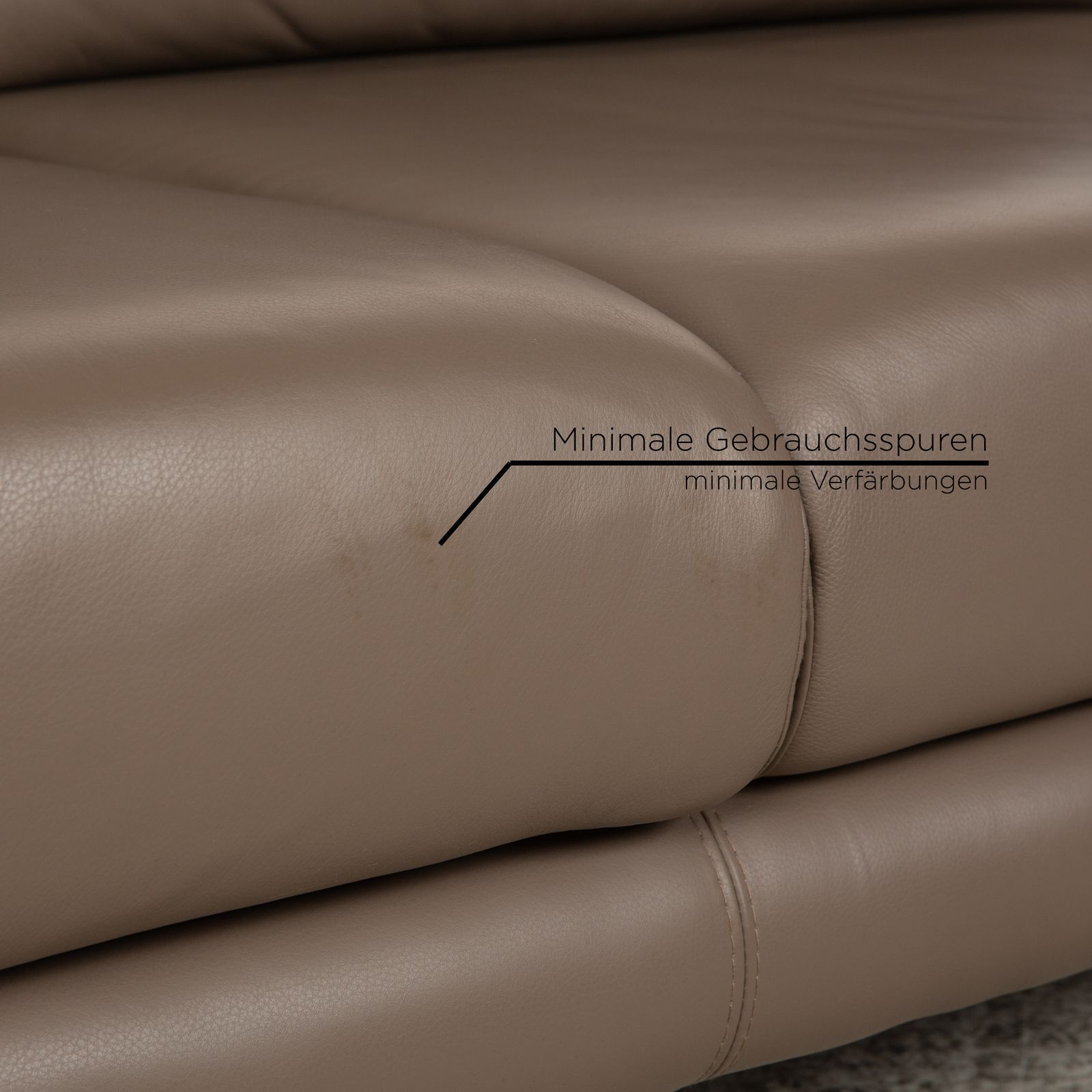 Canapé 2 places Boconcept Fargo en cuir marron photo buy