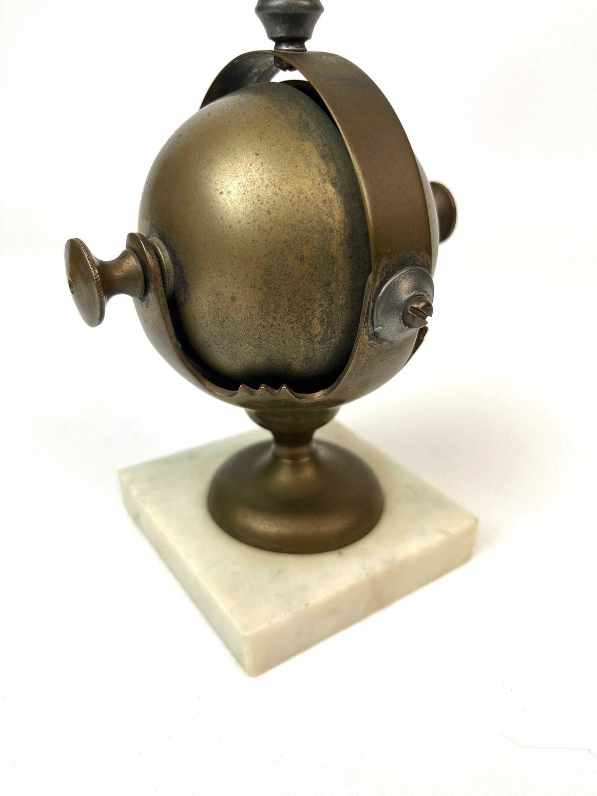 Rare Art Deco Hotel Bell Ball Shaped Antique Reception Bell Germany 1920 photo for sale