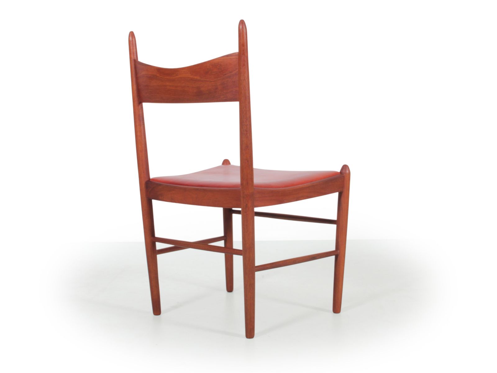 Mid Century Modern Scandinavian Set Of 6 Dining Chairs In Teak By H. Vestervig Eriksen photo vinterior