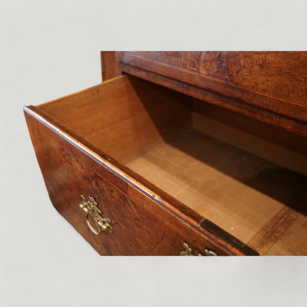 Furniture George II Walnut Tallboy With Sunburst photo