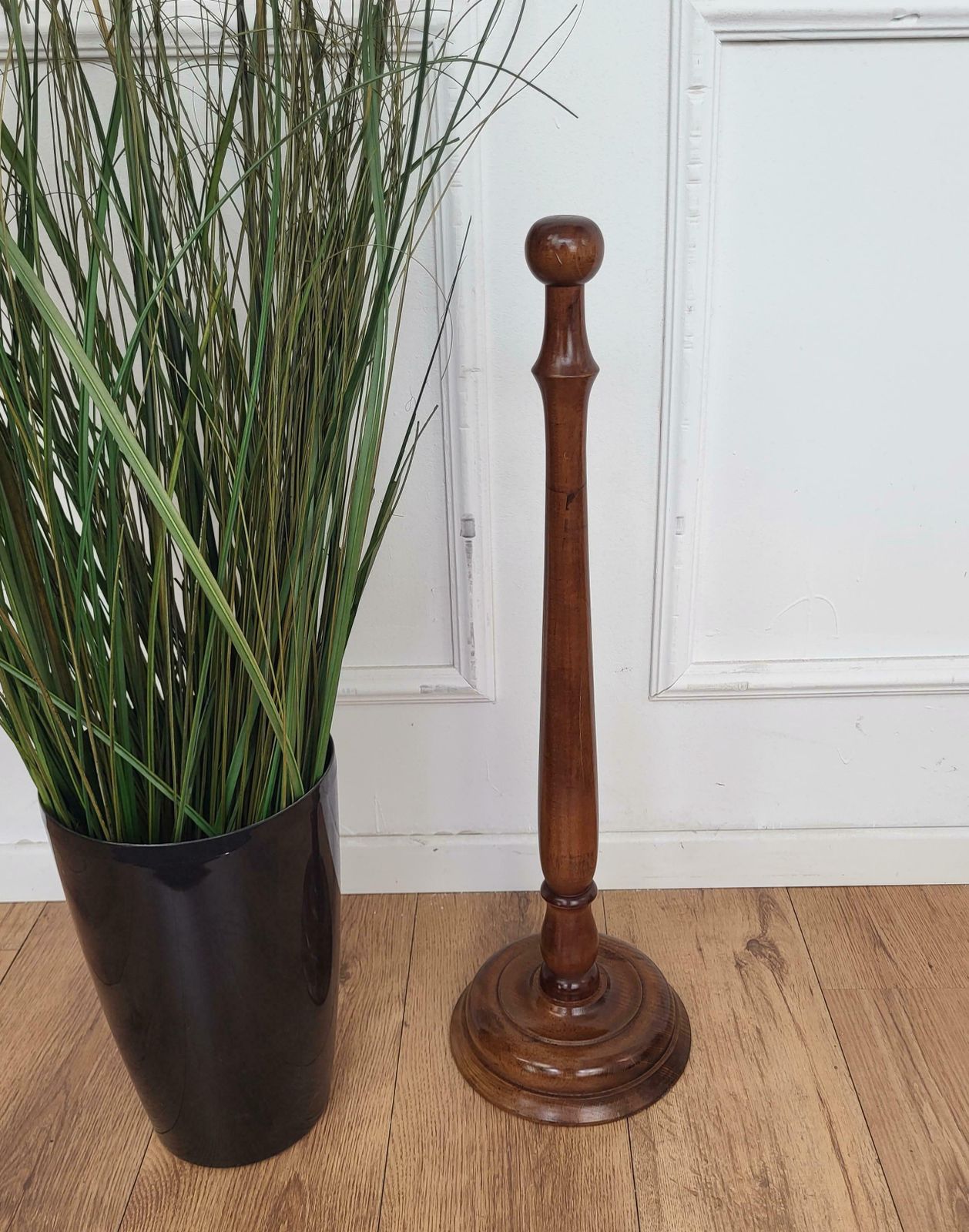 1970s Italian Wooden Door Stop photo furniture