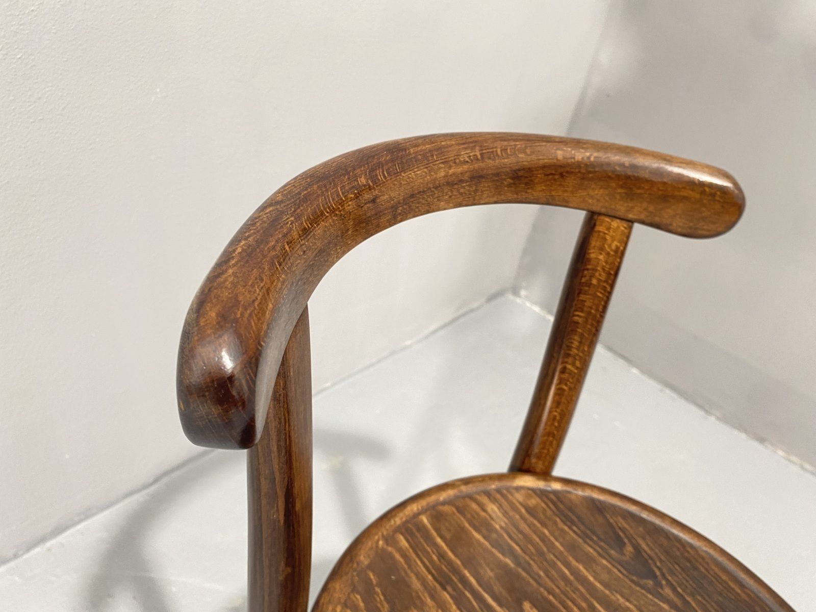 Furniture Fully Renovated Chair Thonet Mundus, Czechoslovakia, 1920´S photo