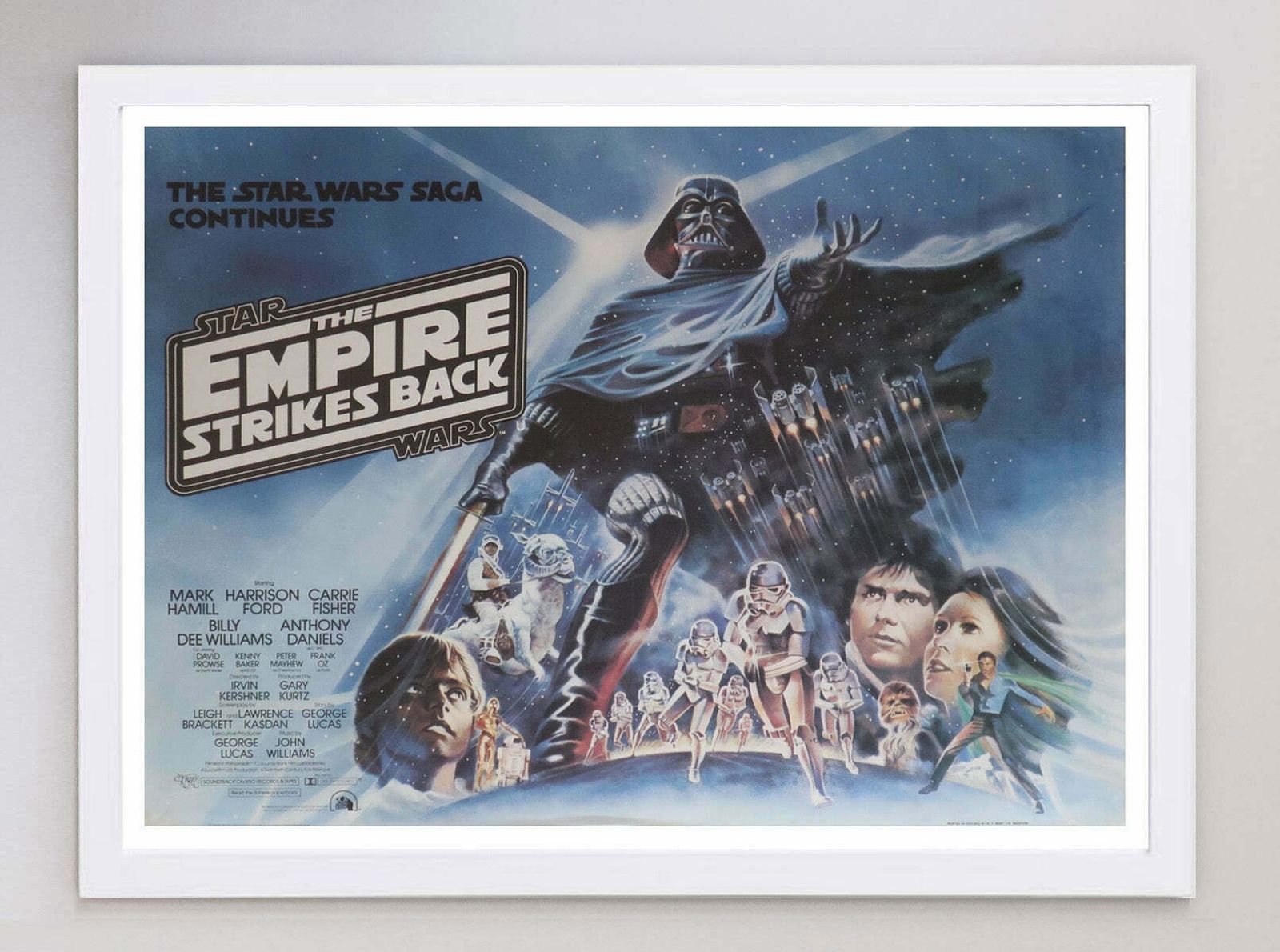 Original Vintage Poster Star Wars The Empire Strikes Back photo for sale