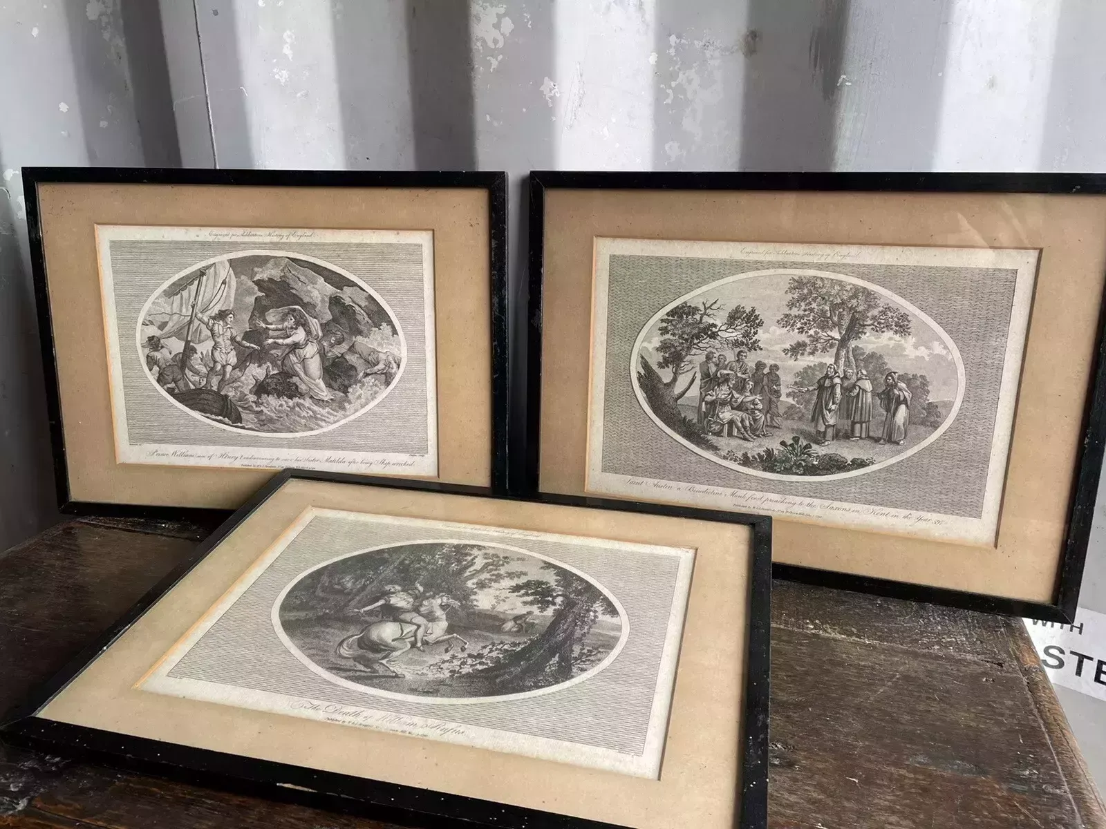 Set Of Three Georgian Engravings Ashburtons Historic W J Stratford 1792 Antique