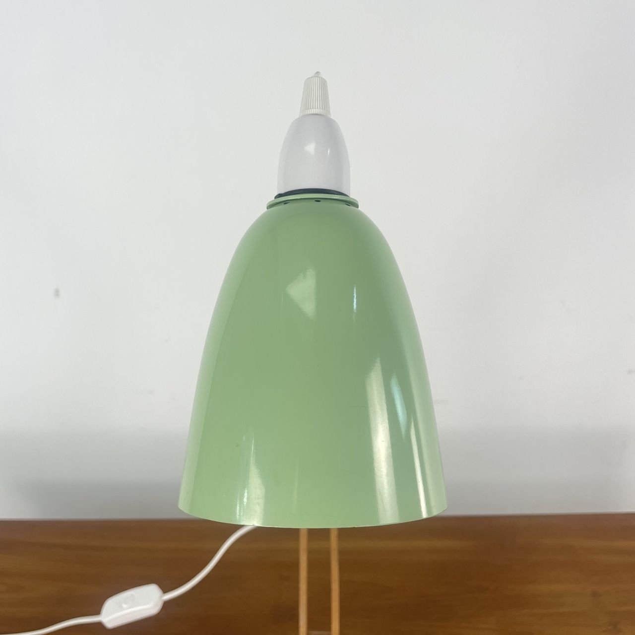 Vintage Maclamp In Pastel Green With Wooden Arms photo vinterior