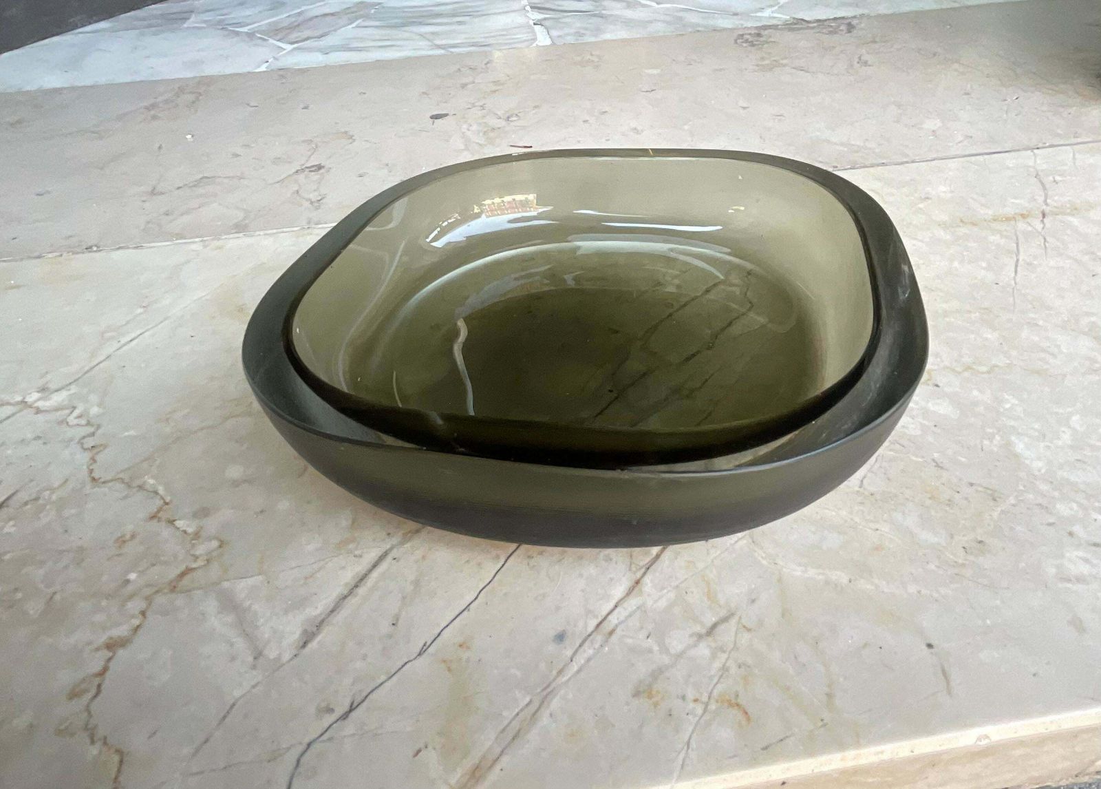 Venini   Carlo Scarpa   Wrought Glass   Signed At Acid . photo for sale