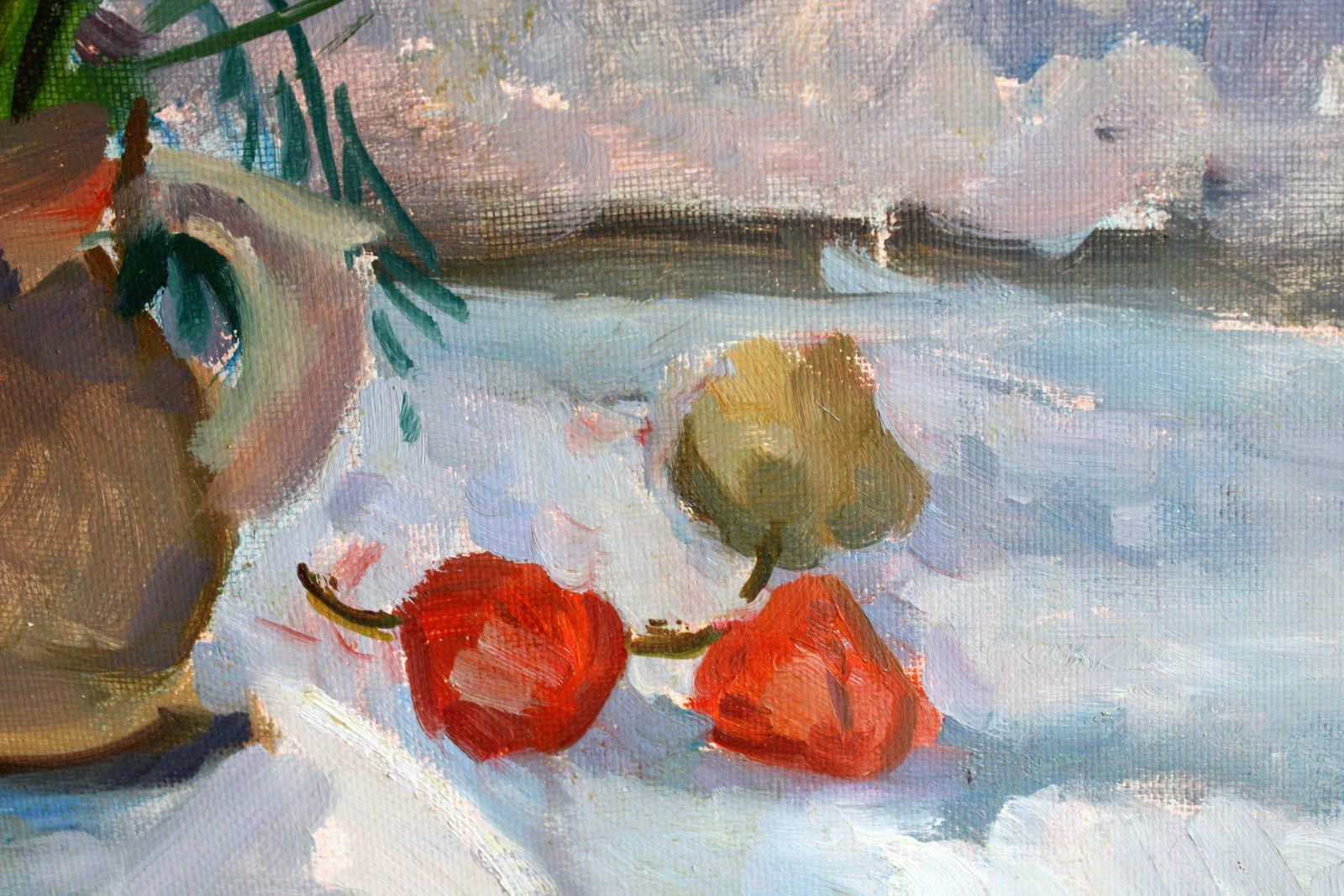 Nina Sergeevasummer Delight. Oil On Canvas, 90 X 69, 5 Cm photo vinterior