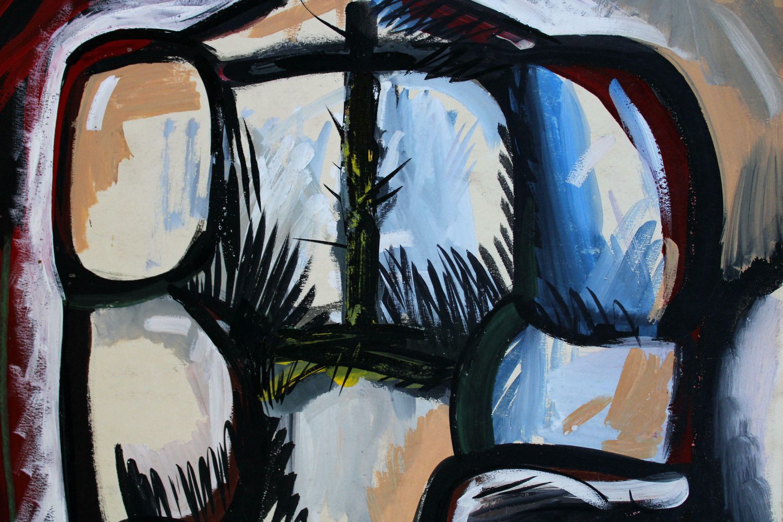 Gunars Klavaideologist. 1968, Gouache On Paper, 86x61 Cm1968 photo Art