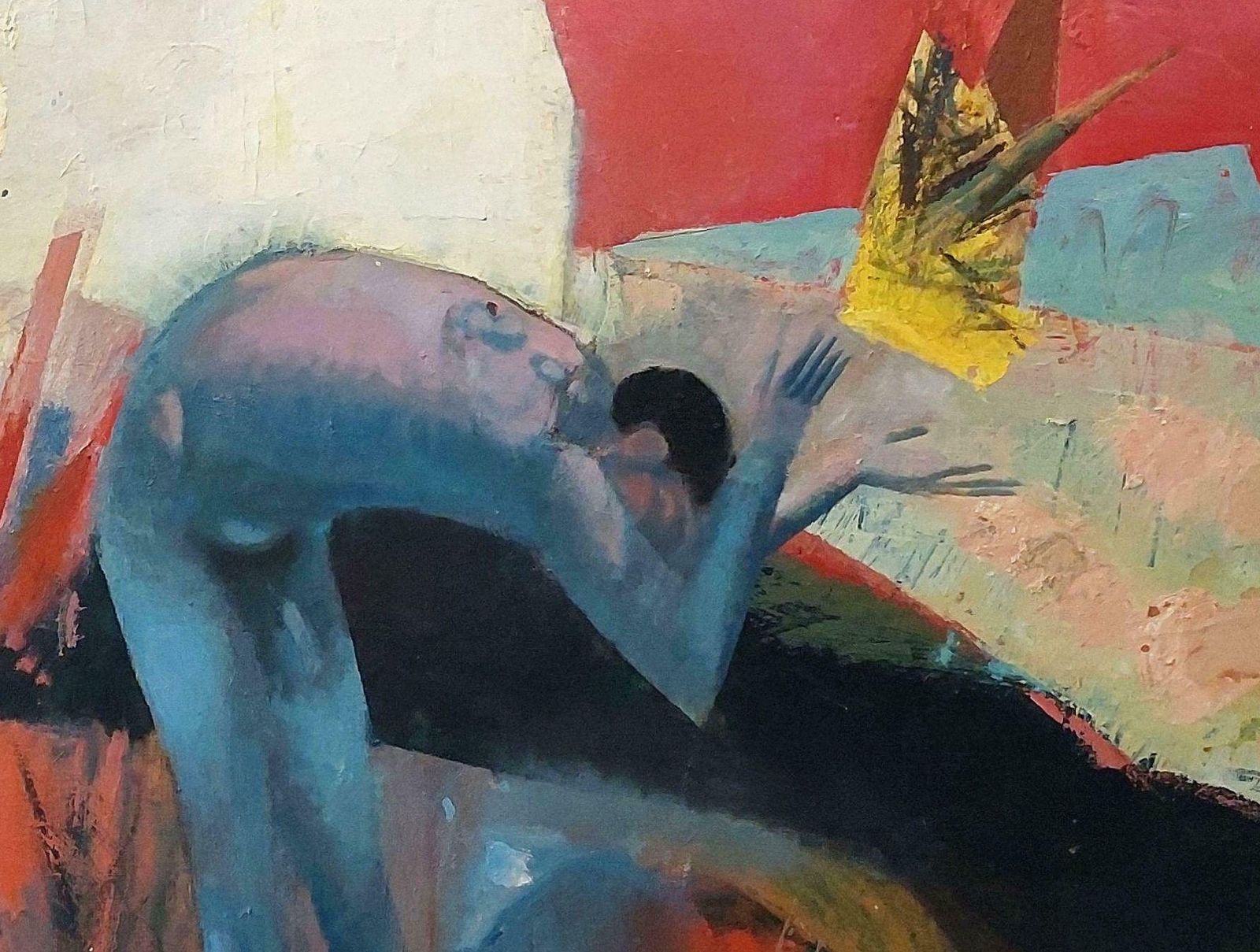 Victor Karnauh Game. Oil On Canvas, 150x150 Cm photo for sale