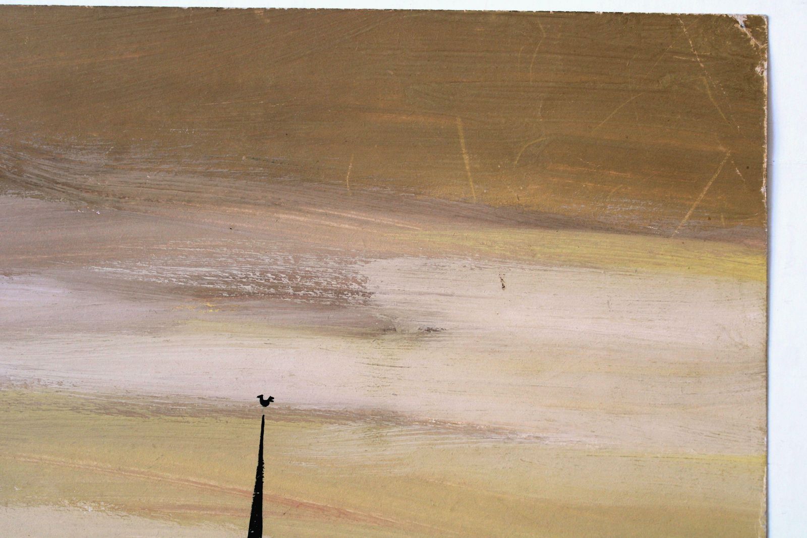 Gunars Klavalandscape. 1966, Paper, Gouache, 49. 5 X 45. 5 Cm1966 photo vinterior
