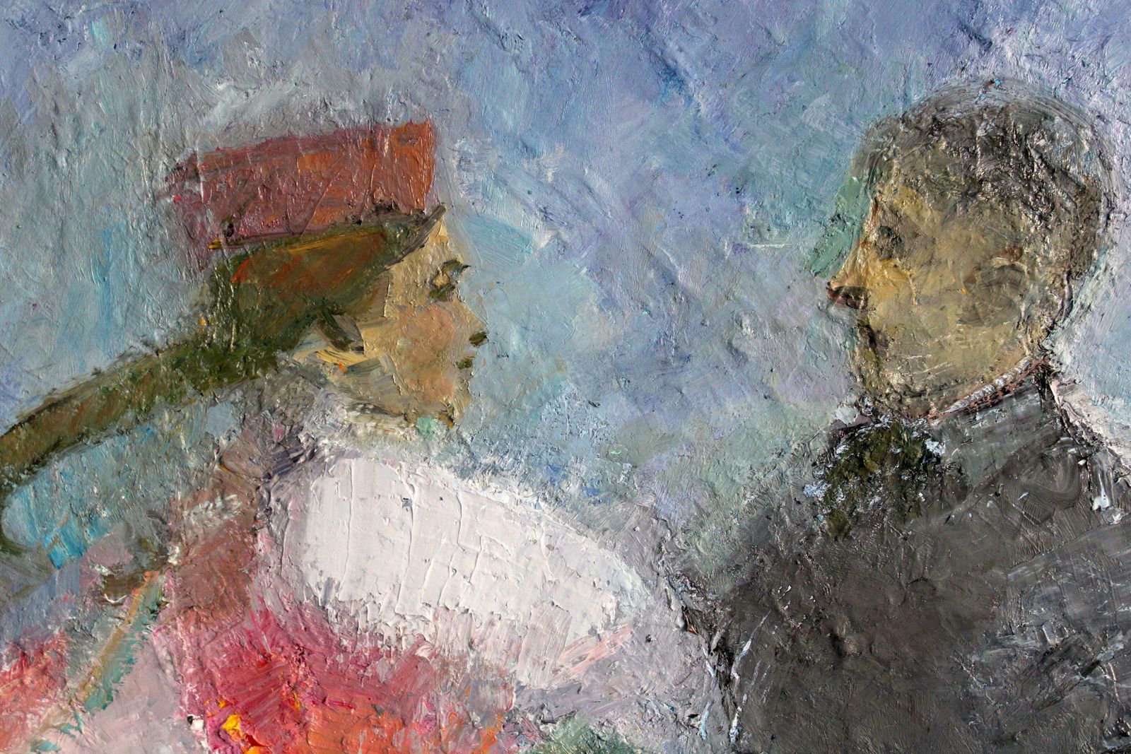 Ansis Butnorfolk Dance. 2024, Oil On Canvas, 100x90 Cm2024 photo for sale