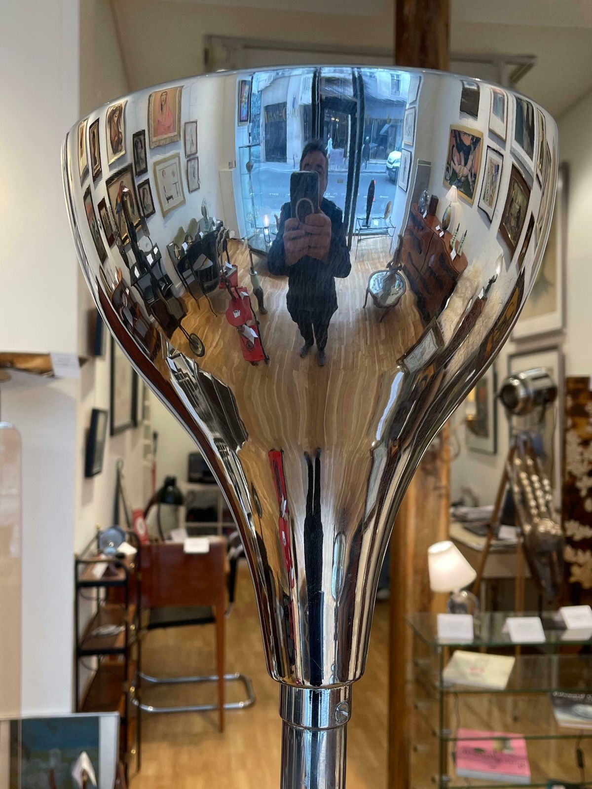 Iconic Modernist Floor Lamp By Robert   Mallet Stevens (1886 1945), Circa 1930 photo furniture