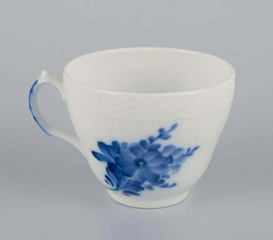 Royal Copenhagen Blue Flower Braided, Six Coffee Cups With Saucers. photo Home Decor