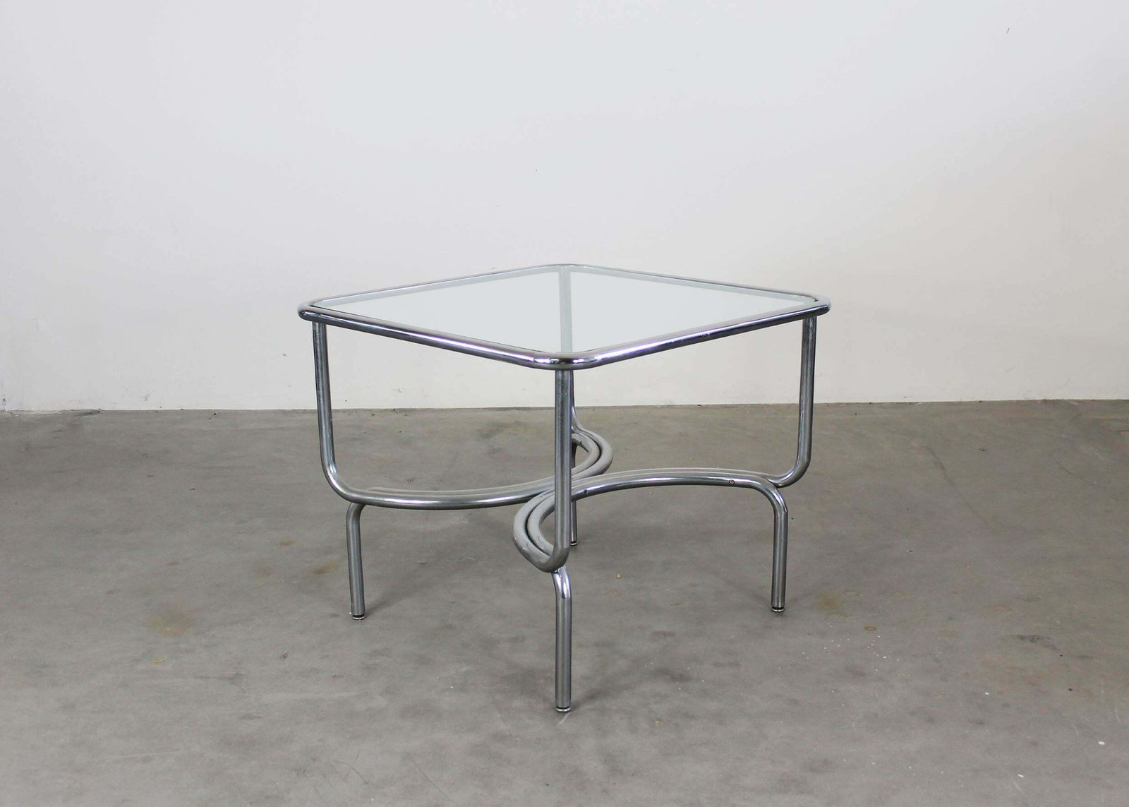 Furniture Gae Aulenti Locus Solus Dining Room Set In Steel And Leather By Poltronova 1970s photo