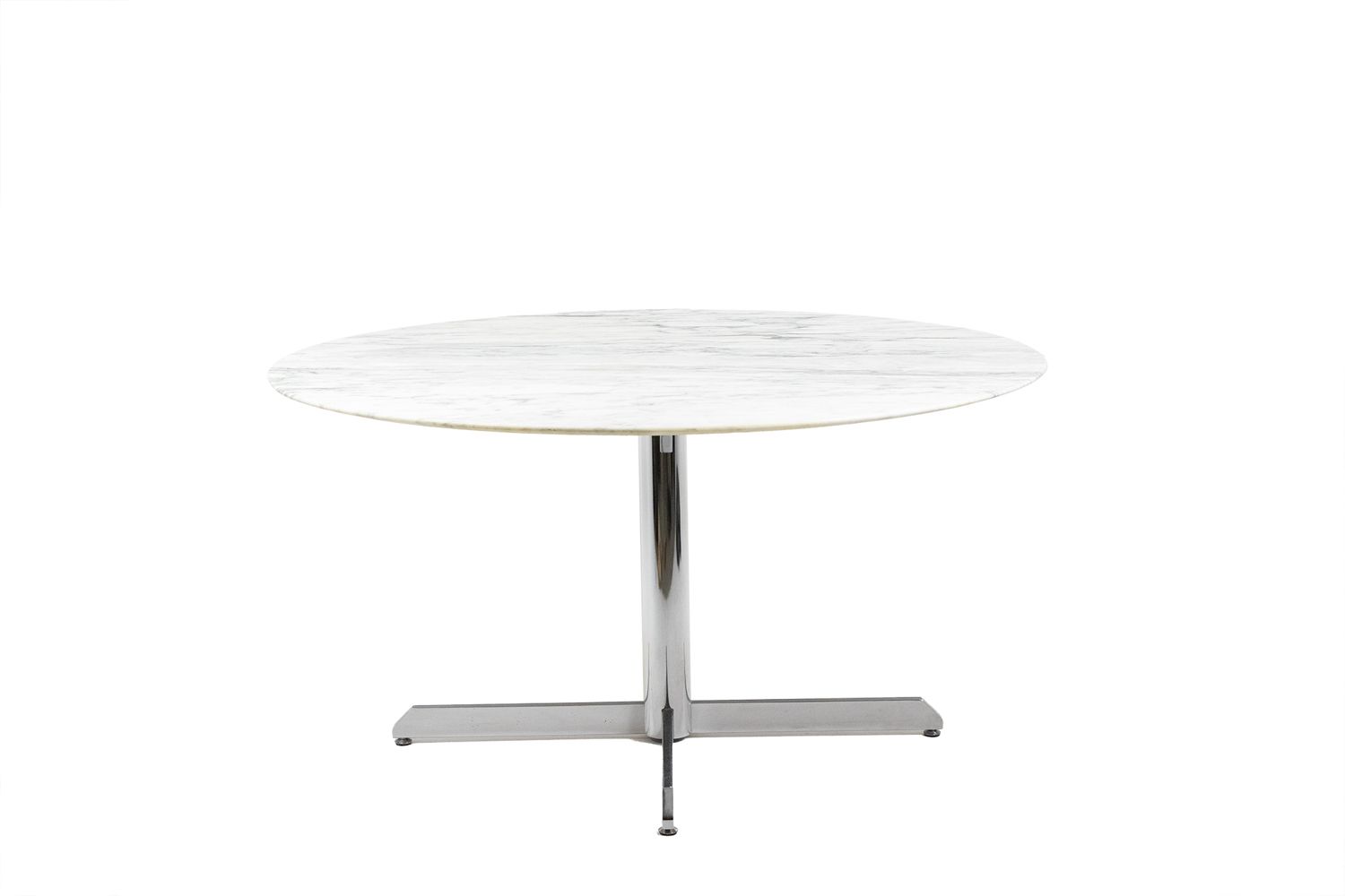 Florence Knoll For Knoll. Table In Marble And Chromed Metal. Circa 1960. Ls55671908u