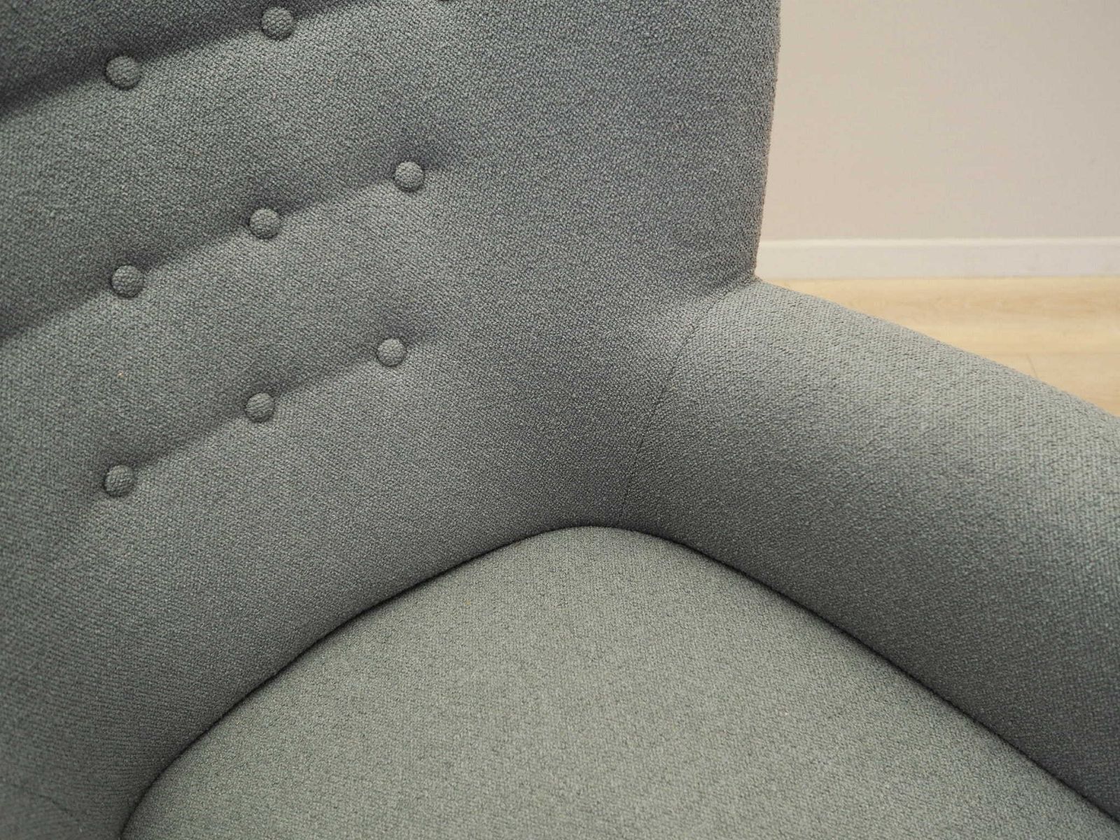 Furniture Grey Armchair, Scandinavian Design, Production: Denmark photo