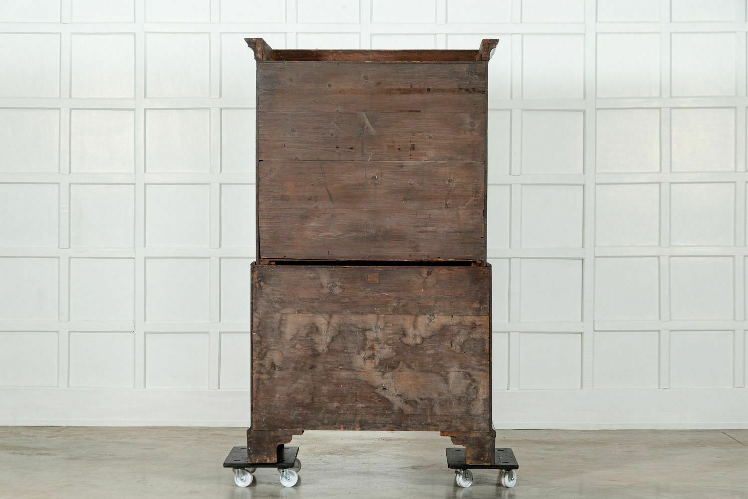 4313.0 English George III Mahogany Chest On Chest photo