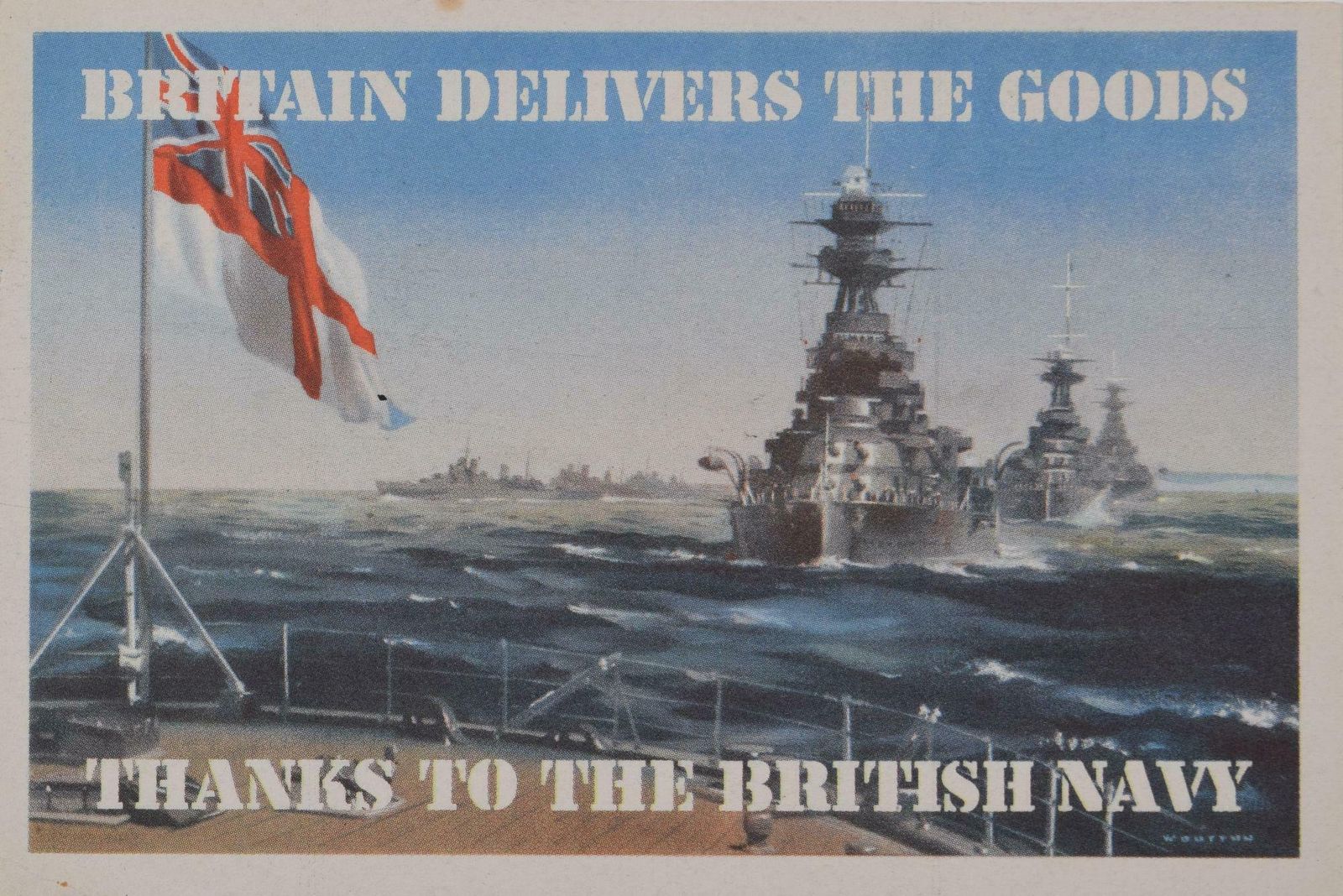 Frank Woottonbritain Delivers The Goods Original Vintage Poster By Frank Woottonc. 1941
