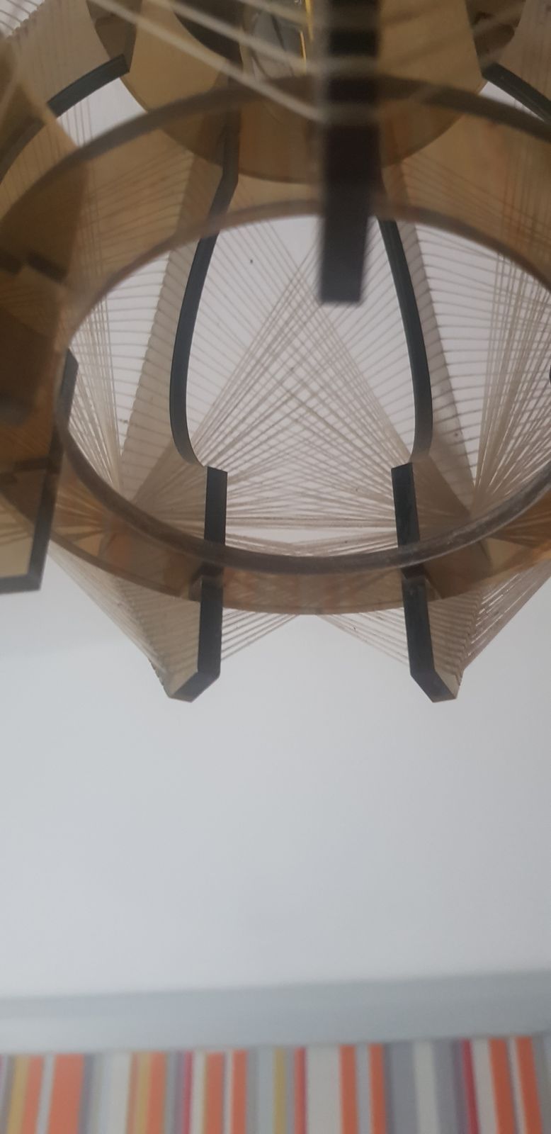 Mid Century Paul Secon For Sompex Acrylic Pendant Light Shades X2 photo for sale