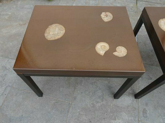 photo for sale Belgian Side Tables By Ado Chale, 1970s, Set Of 2