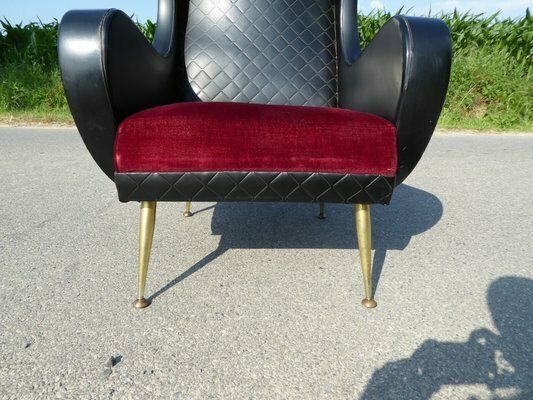 Italian Relax Lounge Chair In The Style Of Marco Zanuso, 1950s photo Furniture
