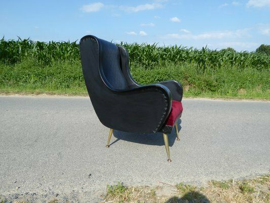 Italian Relax Lounge Chair In The Style Of Marco Zanuso, 1950s photo 949.0