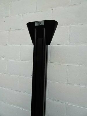 photo vinterior Vintage Italian Black Metal Floor Lamp By Lami Progretti, 1980