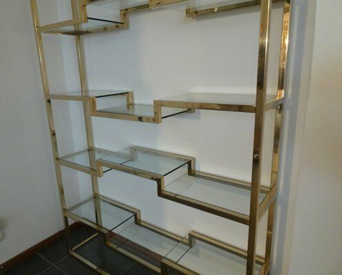 23 Ct Gilded Shelves By Dewulf Selection For Belgo Chrom / Dewulf Selection, 1970s photo vinterior