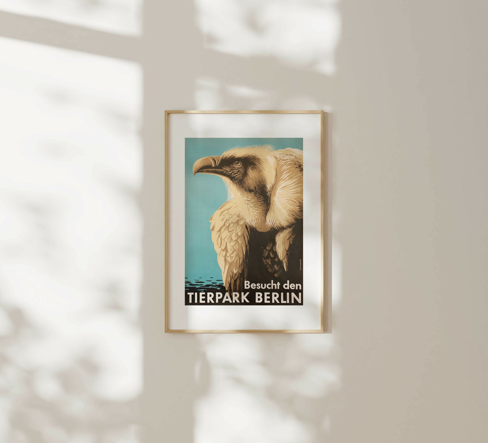 Tierpark Berlin   Original East Germany Poster | 1965 photo for sale