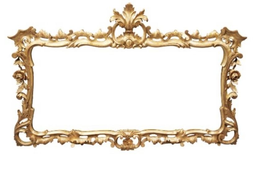 Mrs Henry Ford II’s Regency Style Gilt Overmantel Mirror photo for sale