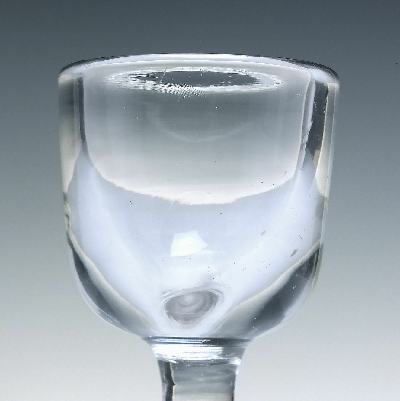 Victorian Deceptive Toastmaster Wine Glass C1860 photo for sale