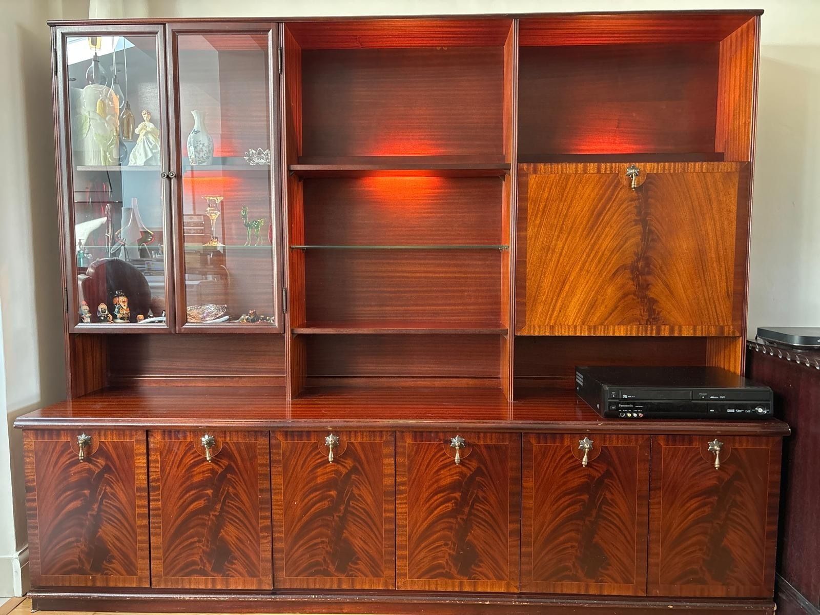 Solid Wood Retro Wall Unit photo furniture